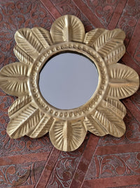 Lot de 2 miroirs en laiton, fabrication artisanale à Marrakech (lot n6)