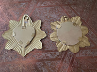 Lot de 2 miroirs en laiton, fabrication artisanale à Marrakech (lot n6)