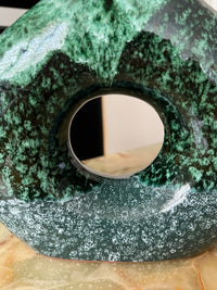 Magnifique vase en céramique émaillée, fabrication artisanale à Marrakech