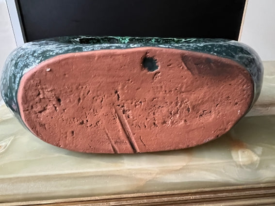 Magnifique vase en céramique émaillée, fabrication artisanale à Marrakech