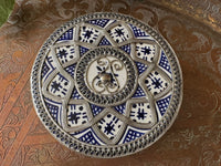 Boîte à bijoux en céramique et métal, fabrication artisanale à Fès, Maroc (modèle n2)