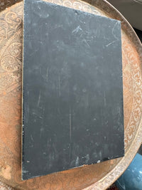 Plateau "zwak" boho en bois peint à la main, fabriqué à Marrakech, taille 30x43 cm (N1)