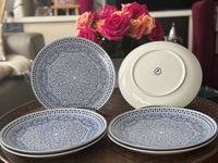 Lot de 6 assiettes 26 cm COCEMA de Fès, Maroc