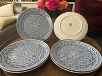 Lot de 6 assiettes 26 cm COCEMA de Fès, Maroc