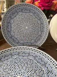 Lot de 6 assiettes 26 cm COCEMA de Fès, Maroc