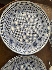 Lot de 6 assiettes 26 cm COCEMA de Fès, Maroc