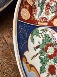 Lot de 6 assiettes à dessert 20 cm porcelaine COCEMA de Fès, Maroc, décor "Taous"