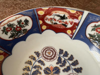 Lot de 2 coupelles en porcelaine COCEMA de Fès, Maroc, décor "Taous" (M1)