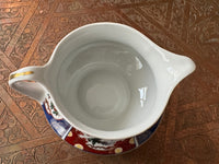 Pot à lait / saucière en porcelaine COCEMA de Fès, Maroc, décor "Taous"