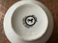 Pot à lait / saucière en porcelaine COCEMA de Fès, Maroc, décor "Taous"