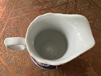 Pot à lait en porcelaine COCEMA de Fès, Maroc, décor "Taous"