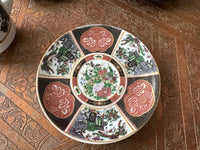 Lot de 3 tasses à espresso en porcelaine COCEMA de Fès, Maroc, décor "Taous"