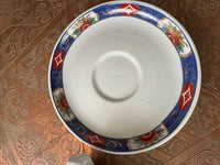 Lot de 2 tasses en porcelaine COCEMA de Fès, Maroc, décor "Taous"