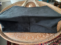 Sac ethnique d'inspiration berbère du Maroc, beige et noir