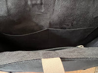 Sac ethnique d'inspiration berbère du Maroc, bleu et vert