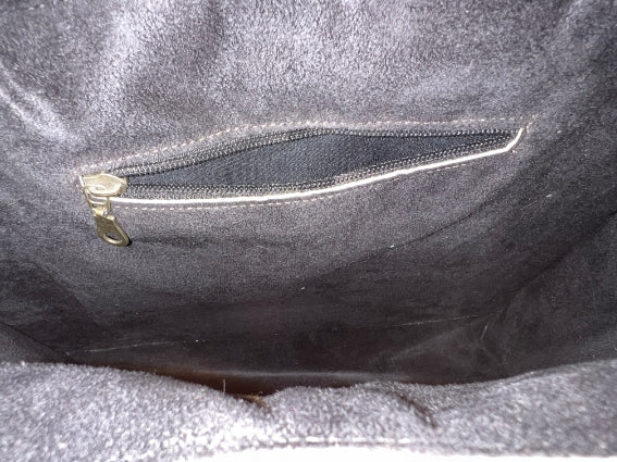 Sac ethnique d'inspiration berbère du Maroc, motif fleuri