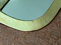 Lot de 3 miroirs en laiton martelé, fabrication artisanale à Marrakech