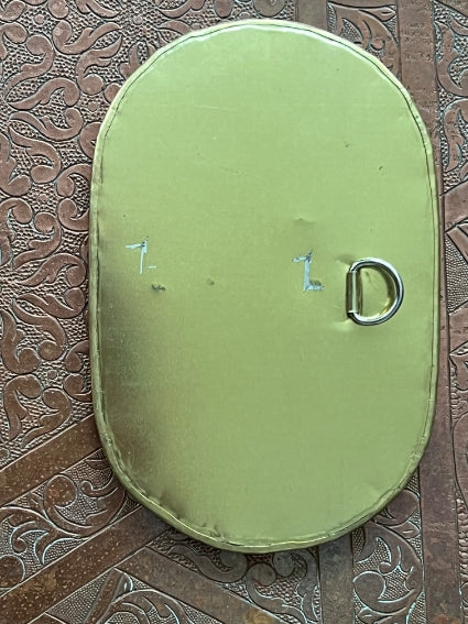 Lot de 3 miroirs en laiton poinçonné, fabrication artisanale à Marrakech