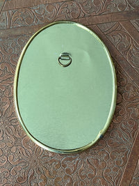Lot de 3 miroirs en laiton, fabrication artisanale à Marrakech, Maroc