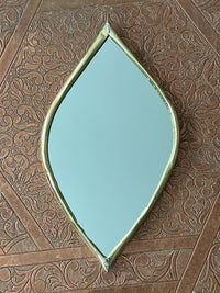 Lot de 3 miroirs en laiton, fabrication artisanale à Marrakech, Maroc