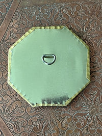 Lot de 3 miroirs en laiton perforé, fabrication artisanale à Marrakech