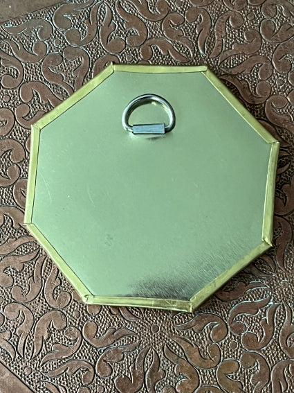 Lot de 2 petits miroirs en laiton, fabrication artisanale à Marrakech