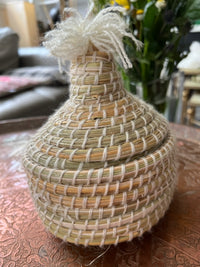 Lot de 2 boîtes berbères fabriquées à la main à Marrakech (lot A et F)
