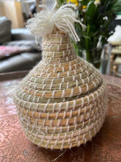 Lot de 2 boîtes berbères fabriquées à la main à Marrakech (lot A et F)