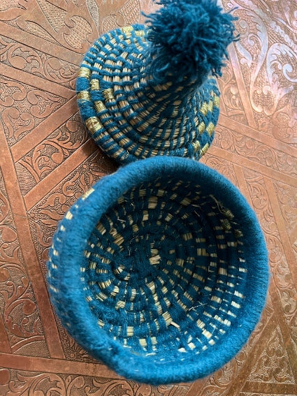 Lot de 2 boîtes berbères fabriquées à la main à Marrakech (lot A et F)