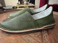 Babouches berbères pour homme en cuir, faites à la main au Maroc (Marrakech)