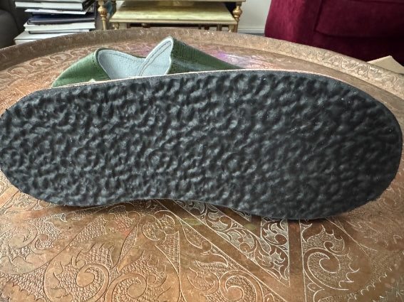 Babouches berbères pour homme en cuir, faites à la main au Maroc (Marrakech)