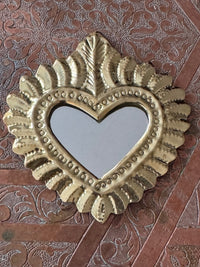 Lot de 2 miroirs en laiton, fabrication artisanale à Marrakech (lot n4)